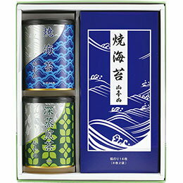 ☆山本山 海苔・銘茶詰合せ 焼海苔(8切36枚)・板のり(8枚×2袋)・煎茶(70g)×各1 B1101590