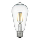 ☆YAZAWA フィラメントLED 40W エジソン形 E26 CL LDE5LG64C