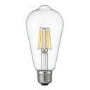 ☆YAZAWA フィラメントLED 60W エジソン形 E26 CL LDE6LG64C(3)