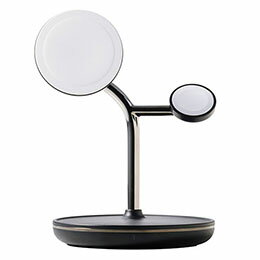 3in1ワイヤレス充電スタンドwith MagSafe(15W+5W+AppleWatch) ブラック■対応するiPhone・Apple Watch・AirPodsを同時に充電できる、3in1 ワイヤレス充電スタンドです。最大出力15Wでi...