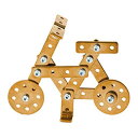 ☆ザオーブロック メタルバイシクル(自転車) 真鍮 【アルミ廃材を利用した環境配慮型(SDGs・サステナブル)組み立て玩具】 Z-004-BS