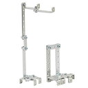 ☆ザオーブロック マスクホルダー+モバイルホルダー セット アルミ 【アルミ廃材を利用した環境配慮型(SDGs・サステナブル)組み立て玩具】 Z-003-Al
