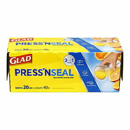 ☆【12セット】 クロロックス GLAD PRESS'N SEAL FOOD WRAP グラッド プレス&シール フードラップ 20cm×40m IGL0008X12