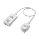 ☆サンワサプライ プラス1個口便利タップ 2P・3個口+1個口・0.5m ホワイト TAP-B9-05K