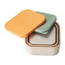 ☆リル 再生プラスチック保存容器3個組(500ml・300ml・200ml) 環境にやさしい再生プラスチック SP-36085