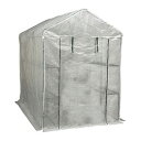 ☆谷村実業 園芸用菜園ハウス2 サイズL(大) 工具不要の簡易ビニールハウス 幅143×奥行216×高さ195cm TAN-3021-L