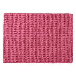 ☆山崎産業 SUSU抗菌ふわふわ雲ごこちバスマット ローズピンク 35×50cm MMT05783