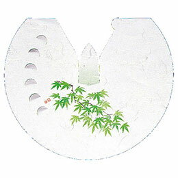 ☆ヤマコー 用美 業務用 雲竜和紙花えぼし 青もみじ (100枚入) yamaco64537