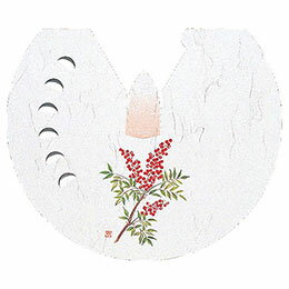 ☆ヤマコー 用美 業務用 雲竜和紙花えぼし 南天 (100枚入) yamaco64577