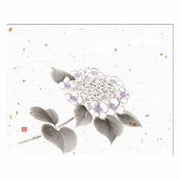 ☆ヤマコー 用美 業務用 4x5寸花風情 紫陽花 (100枚入) yamaco65970