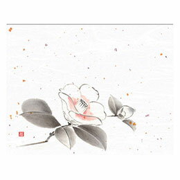 ☆ヤマコー 用美 業務用 4x5寸花風情 椿 (100枚入) yamaco65973