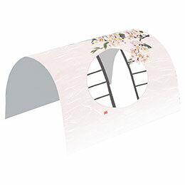 ☆ヤマコー 用美 業務用 月見窓ドーム掛紙 桜 (100枚入) yamaco66227