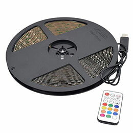 ☆日本トラストテクノロジー USBテープLED 10m 流れる光のイルミネーション RGB リ...