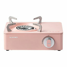 ☆TTS トゥインクル ミニストーブ(カセットミニコンロ) Dr.HOWS公式 コンパクト設計 室内/アウトドア 内炎式バーナー ピンク KTW10200002