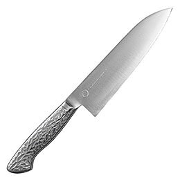 ☆よこやま 燕熟の技 オールステンレス三徳包丁 全長31.4cm・刃渡り18cm EJRK-2000