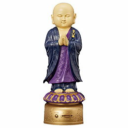 Buddhist Instruments - ☆サンスマイル 我が家のお坊さん 法衣タイプ 日蓮宗 お経を唱える可愛いお坊さん人形 SNSM-76830
