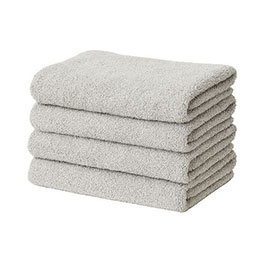 ☆ライズクリエイション ヘアドライタオル 100×40cm 薄手なのにふわふわ&秒速吸水 ライトグレー R0573-B