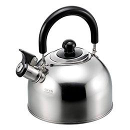 ☆【5個セット】 クレール 笛吹ケトル 2.2L シンプルで使いやすいキッチンウェア CLK-22X5