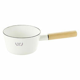 ☆シルキーライフ ホーローミルクパン 15cm 手作りならではのやさしい風合い お手入れが簡単で臭いが移りにくい SLH-001