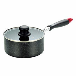 ☆スマートマーブル 片手鍋 18cm 見た目も美しいマーブルコート 丈夫で長持ち 焦げつきや汚れがつきにくい SMP-18