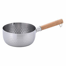 ☆ステンレス雪平鍋18cm 清潔でサビにくい 容量たっぷりの深型設計 ガス火・IH調理器対応 YPS-18