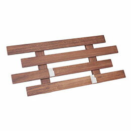 ☆オスマック 壁に付けられるすのこ フック2個付き ダークブラウン KBS-6629DB(3.0)