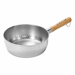 ☆よこやま 燕人の匠 桜吟 ステンレスゆきひら鍋(雪平鍋) 22cm IH200V電磁調理器対応 OGS-450