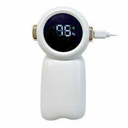 ☆富士商 ハンディ毛玉取り パネルを見れば残りの出充電残量がわかる 強力6枚刃3段階回転スピード調節 F21943