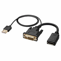 ☆サンワサプライ DVI-DisplayPort変換アダプタ 4K/30Hz ブラック AD-DVDP01