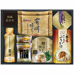 ☆白子のり&和風詰合せ【鰹節削り・永谷園お吸いもの松茸風味・のり玉子ふりかけ・白子有明味のり・たまごスープ・伊賀越天然醸造醤油】 2640-036