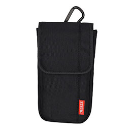 Delsey - ☆エツミ MONOポーチ フラップ ブラック スマホ・カメラ・小物や工具などマルチに使えて素早く取り出せるフラップ式ポーチ VE-3588