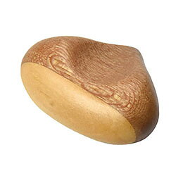 ☆ヤマコー 用美 業務用 木製・栗型箸置 ライトブラウン yamaco08900