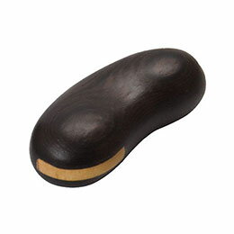 ☆ヤマコー 用美 業務用 木製・そら豆型箸置 ダークブラウン yamaco08901