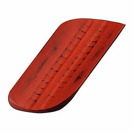 ☆ヤマコー 用美 業務用 手彫りおしぼり皿・朱 2〜3人用 yamaco16238