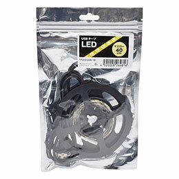 ☆日本トラストテクノロジー USBテープLED 40cm USB接続で簡単点灯 必要な長さにカット可能 どこでも貼れる イエロー TPLED04M-YE