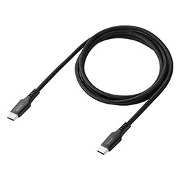 Rakuten - ☆エレコム USB2.0ケーブル USB Type-C TM - USB Type-C/240W/高耐久 1m ブラック MPA-CCPES10BK
