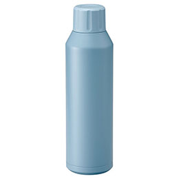 ☆真空ステンレス炭酸ボトル 480ml ブルー 【約φ65×230mm】 22643614