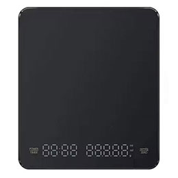 ☆ヤングトップ コーヒードリップスケール USB充電式 KL32 0.1グラム単位から測定できる ブラック COF-K..