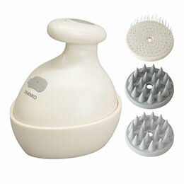 ☆サンコー 泡が出るハンディヘッドスパ TeteMousse(テテムース) 頭皮ケアしながら髪もしっかり洗える 電動スカルプブラシ AWHD25HJU