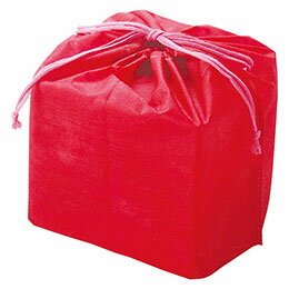 ☆【10個セット】 ヤマコー 用美 業務用 新お節重用巾着袋 6.5寸用 レッド yamaco27337X10