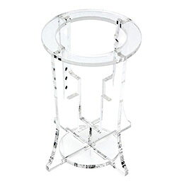 ☆【10個セット】 日本トラストテクノロジー ファニーネオンバルブ専用アクリルスタンド 透明アクリル製専用スタンドキット AC-FNBST01CLX10