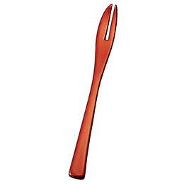 本漆フォーク(朱)落着いた雰囲気の、木製フォークです。 美しいラインと漆の光沢が特長です。サイズ : 約L13cm 重量 : 5g 生産国 : 中国 保証期間 : 初期不良対応