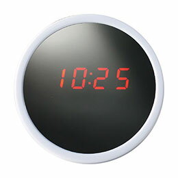 Mikimoto International - ☆【5個セット】 鏡ディスプレイクロック ディスプレイが鏡になっている置き時計 暗い場所でもはっきり見えるLED表示 SP-35900X5