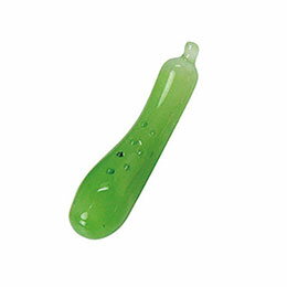 ☆【5個セット】 ヤマコー 用美 業務用 硝子箸置 野菜 きゅうり yamaco08953X5
