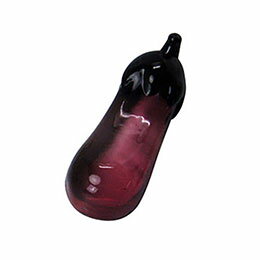 ☆【5個セット】 ヤマコー 用美 業務用 硝子箸置 野菜 なす yamaco08957X5