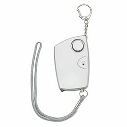 ☆三実通商 防滴超音プチアラームS 丈夫で長持ちを追求した防犯アラーム お子様の安全 ストーカー・暴漢対策 シルバー MTM46785