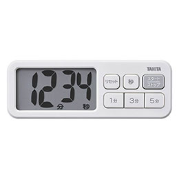 Rakuten - ☆タニタ 抗菌でか見えタイマー グレー K60206148