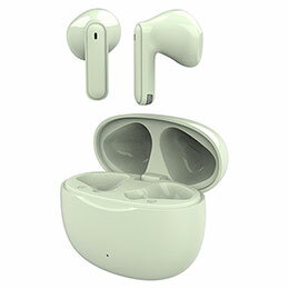 Earhook Type - ☆NAGAOKA インイヤー型ワイヤレスイヤホン シンプルデザイン 蒸れにくい パステルグリーン MSB01PGN