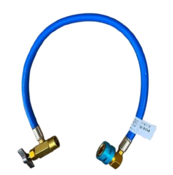 MOBILY モービリー ドクターリーク/エアコンオイル用 R134a・POEエアゾール缶専用簡易注入ホース(青色) LL-301-A01/P