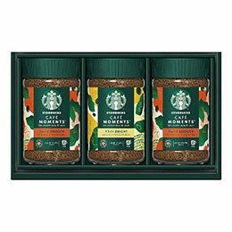 ☆カフェモーメントインスタントコーヒーギフト 【スターバックスカフェモーメント(ブライト1瓶・スムース2瓶・各65g)】 1209-071